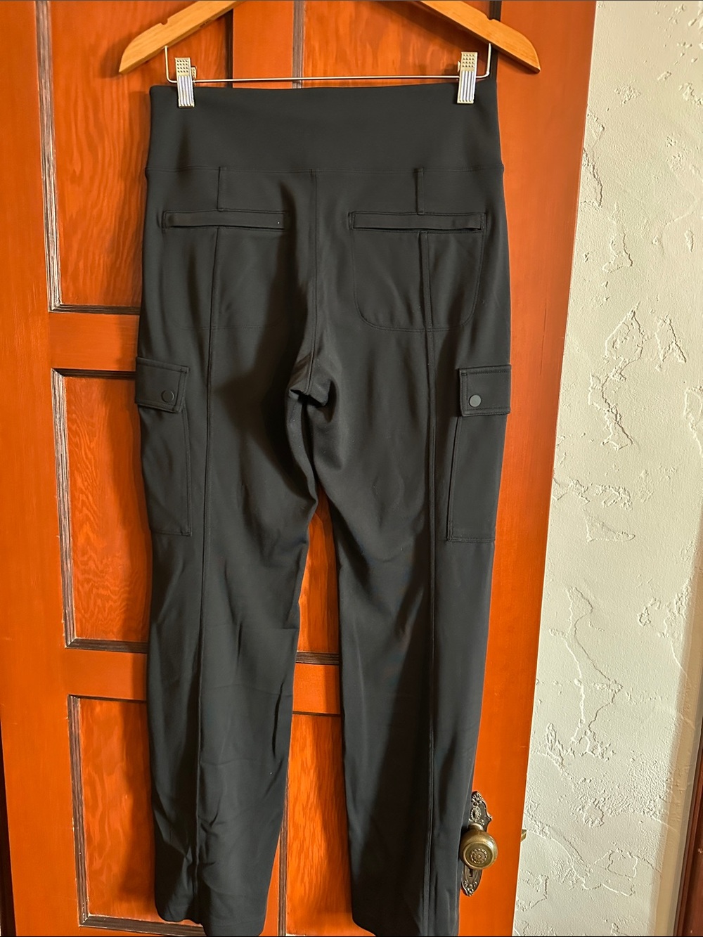 Athleta Delancey Straight Cargo Pants, Black - Picture 2 of 4